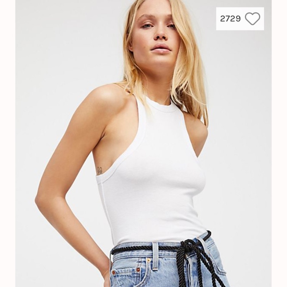 Free People Wide Eyed Ribbed Tank